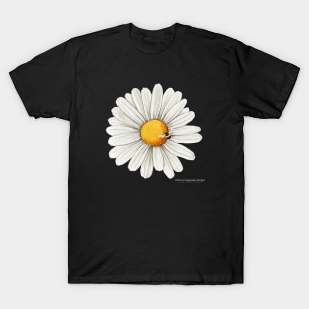 Bee and Flower Design T-Shirt by JoAnn's Storybook Designs 